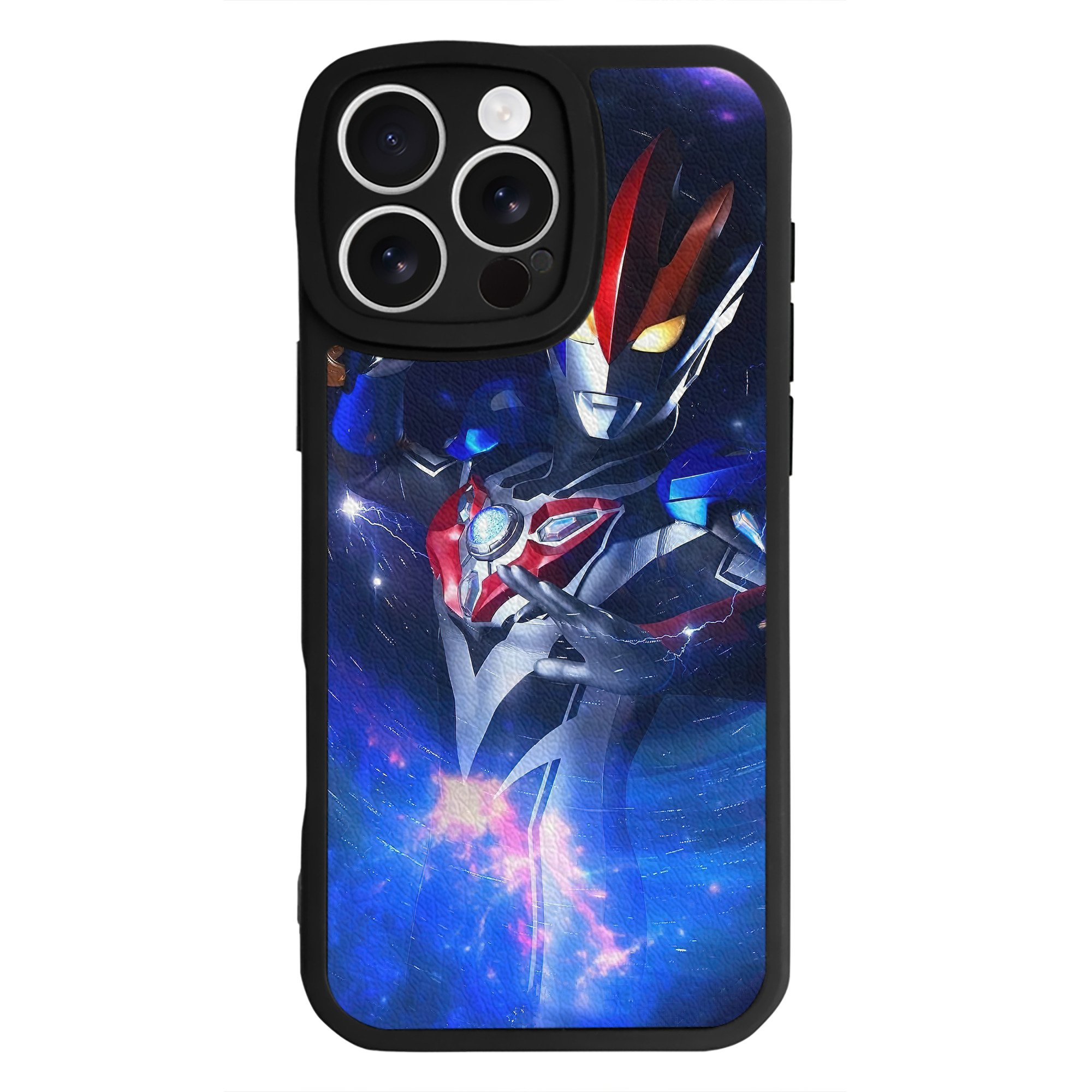 （画像用） ウルトラマン Ultraman 【iPhone 16シリーズ対応】シリコンスマホケース（レザー調） 材質：シリコン